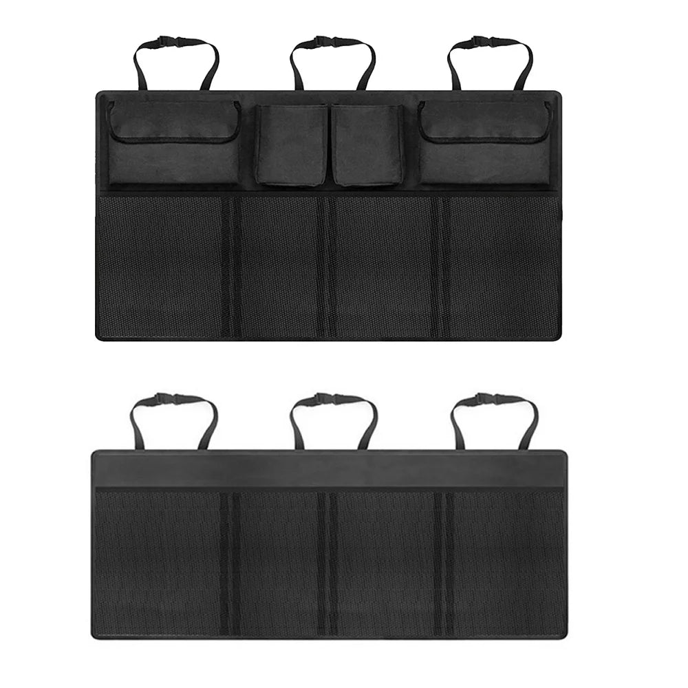 Oxford Cloth Car Trunk Storage Bag Organizer With Four Pockets additional angle