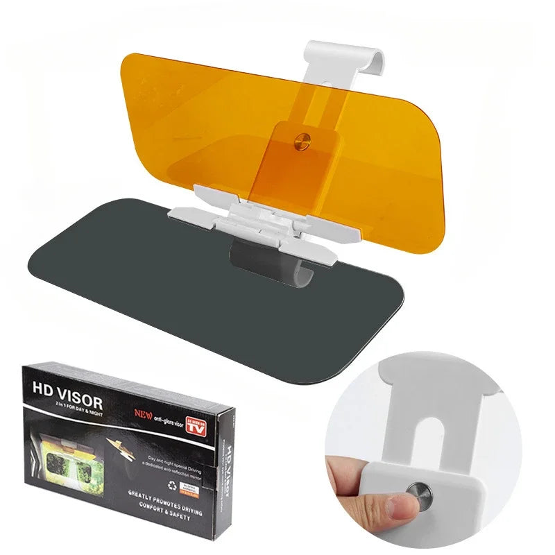 2025 Car Sun Visor Polarizing Sun Visor Clear Visual Anti Glare Car Day and Night Mirror Adjustable Windshield Car Accessories