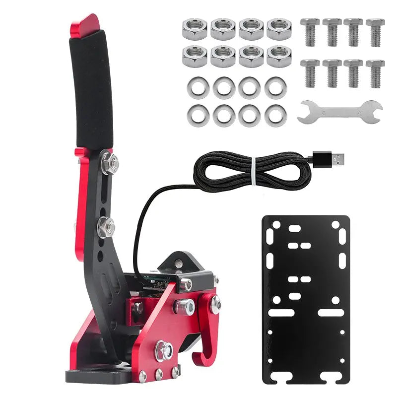 Sim Ruito USB Handbrake | Sim Racing PC Handbrake with Linear and Button Modes alternate view