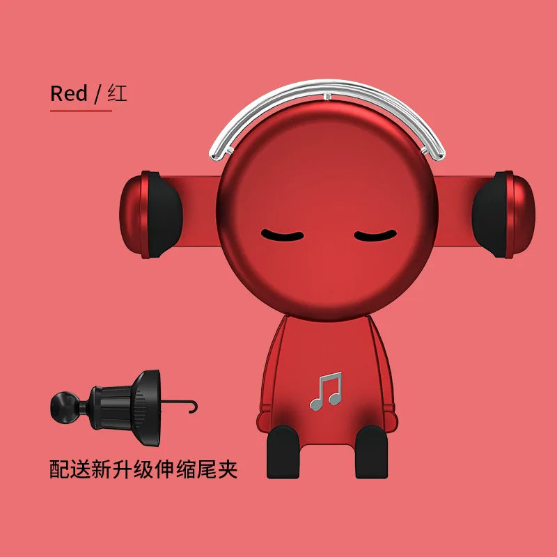 Gravity Car Phone Holder Air Vent Clip Universal Multifunctional Car Phone Mount for IPhone Xiaomi Samsung Car Accessories