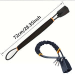 Heavy Duty Steering Wheel Lock Anti Theft Cut Resistant Retractable Cable Seatbelt additional angle