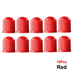 AUTCOAT Tire Stem Valve Caps | Universal Plastic Valve Covers for Cars, Trucks, Bikes detail view