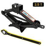 1.5T/2T Car Scissor Jack Auto Emergency Crank Lift Stand Labor-Saving Repair & Tire R alternate view