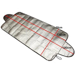 140x70CM Car Window Sun Shade Windshield Snow Ice Anti-UV Protection Front Rear Winds lifestyle view