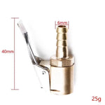 Car Tire Air Chuck Inflator Pump Valve Connector | Clip-on Adapter for Tyre Wheel alternate view