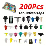 500/200/100Pcs 30 Kinds Universal Mixed Auto Fastener Car Bumper Clips Retainer Car Fa close-up view