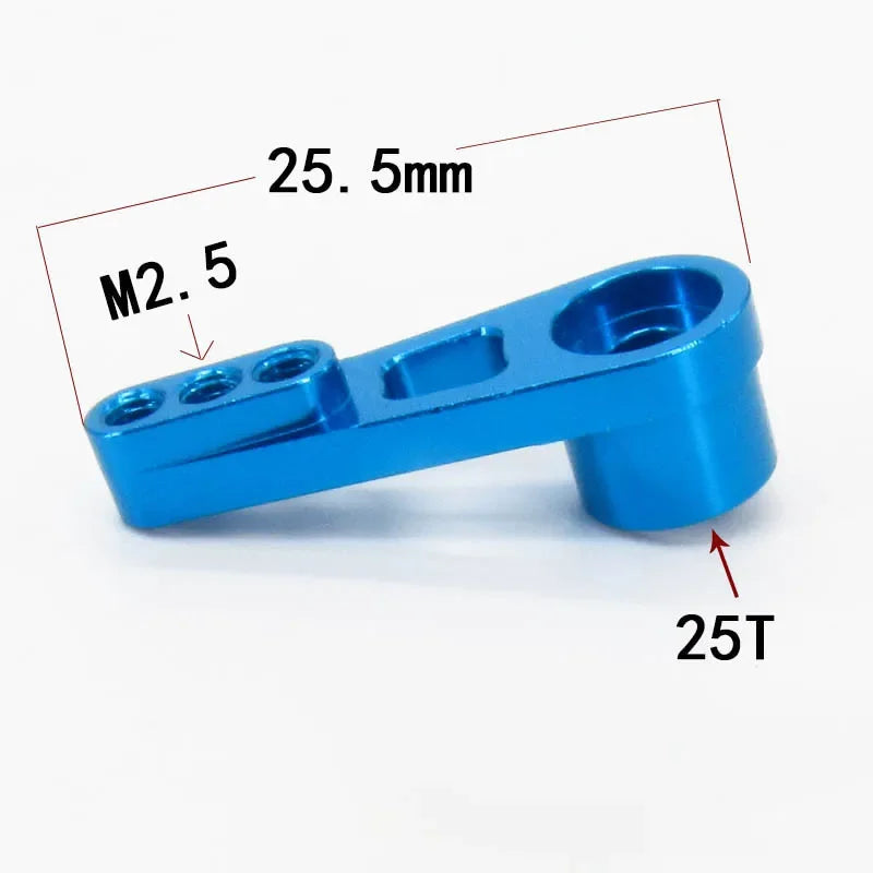 25T M2.5 RC Servo Metal Horn Aluminium Arm for RC Car Boat Robot Wltoys 12428 MN78 MN82 MN168 MN99S WPL D12 B36 C54 C74 DIY Toy