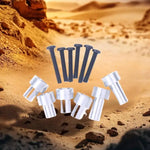 High-quality 1/12 Scale Big Wheel Upgrade Kit MN82 MN82S Metal Case Lift Column Set