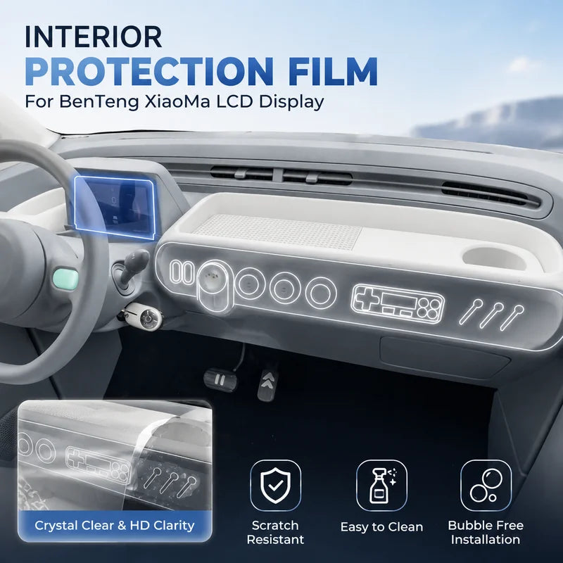 BenTeng XiaoMa Interior Protection Film | TPU LCD Screen & Trim Guard