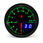 52mm 7 Color LED Dual Display Gauge | Boost PSI BAR Water Oil Temp Pressure Voltmeter Ai detail view