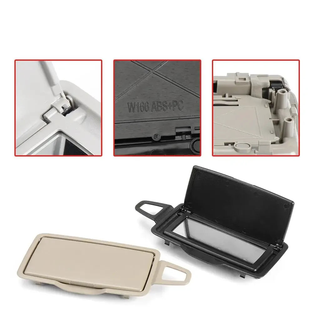 Car Sun Shade Visor Makeup Cosmetic Mirror Cover For Benz A B S C E GLC GLA Class W176 W246 W222 W205 W213 W238 W253 W156 W117
