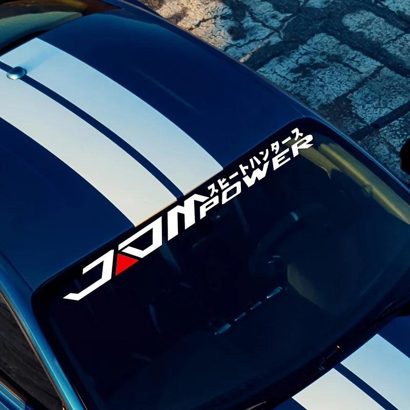 JDM Style Windshield Decal | Large 98.5cm Vinyl Car Sticker