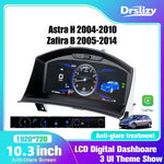 Digital Cluster Dashboard for Opel Astra H 2004-2010 Zafira B 2005-2014 | 12.3 Inch Digital Speedome