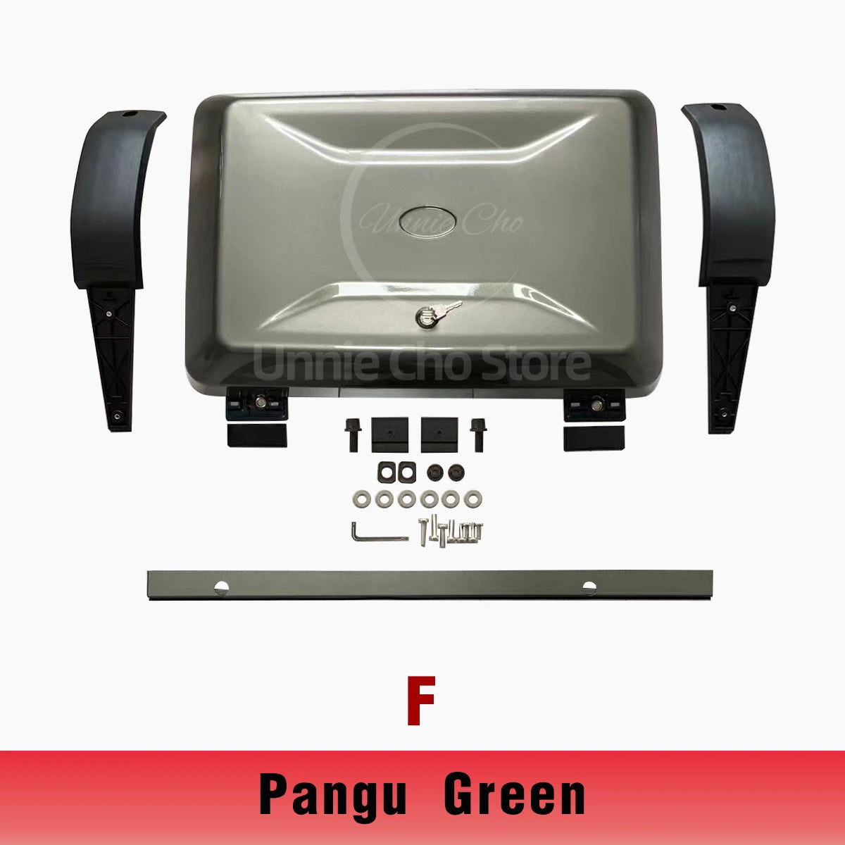 Side Toolbox Storage Box for Land Rover Defender 110 | Roof Mounted Gear Carrier with alternate view