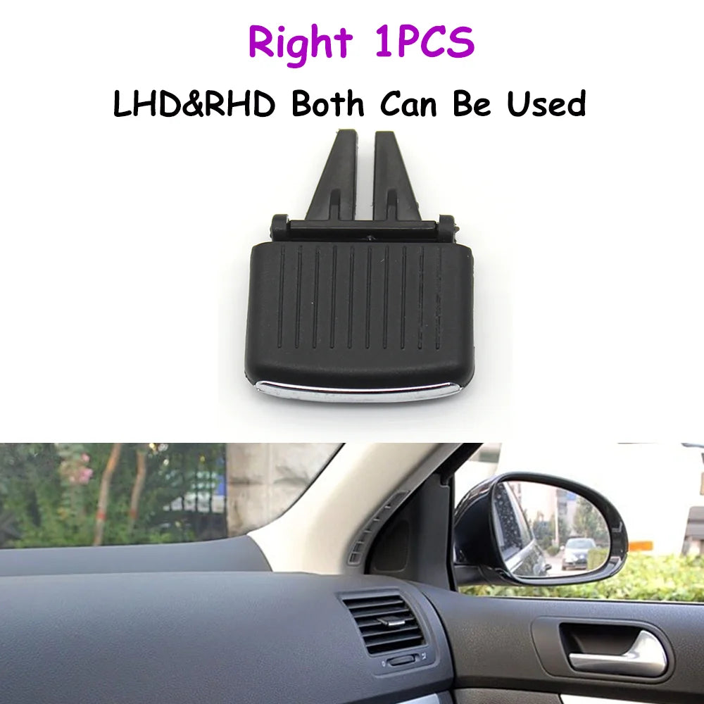 Golf 5 Sagitar Jetta Car Front Rear Air Conditioner AC Vent Grille Slider Outlet Tab Clip Repair Kit For Volkswagen 1KD819703