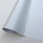White Glossy Vinyl Wrap Film | Gloss Car Wrapping Film Bubble Free Car Sticker Bike Phone Console Sk