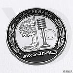 45mm 55mm 65Alloy Car Emblem Sticker Decoration for Mercedes Benz AMG C180 W205 G500 alternate view