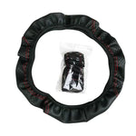 Leather Steering Wheel Cover for 14.5-15 Inch Wheels additional angle