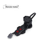 Motor Car Remote Control Battery Box Switch with LED Light Building Blocks detail view