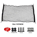 HOMEFISH Car Trunk Cargo Net Organizer Storage Luggage Net Universal Fit For Crossover Auto Trunk St