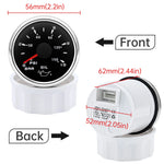 HD 2" 52mm Oil Pressure Gauge Meter 0-10Bar 0~150PSI | With 7 Colors LED Backlight and 1 detail view