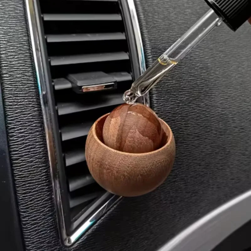 Wood Essential Oil Diffuser Mini Car & Home detail view