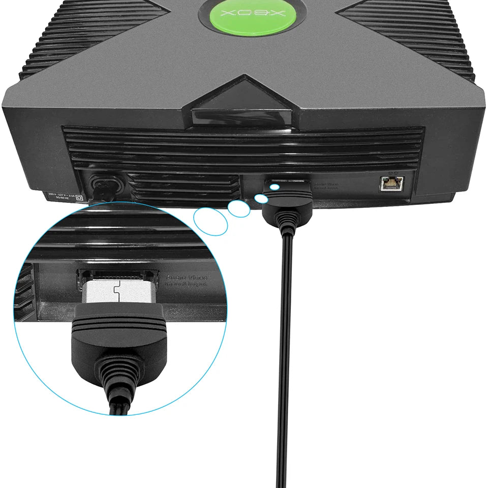 Xbox to HDMI Converter | 720p/1080p Digital Video Audio Adapter for Original Xbox t additional angle