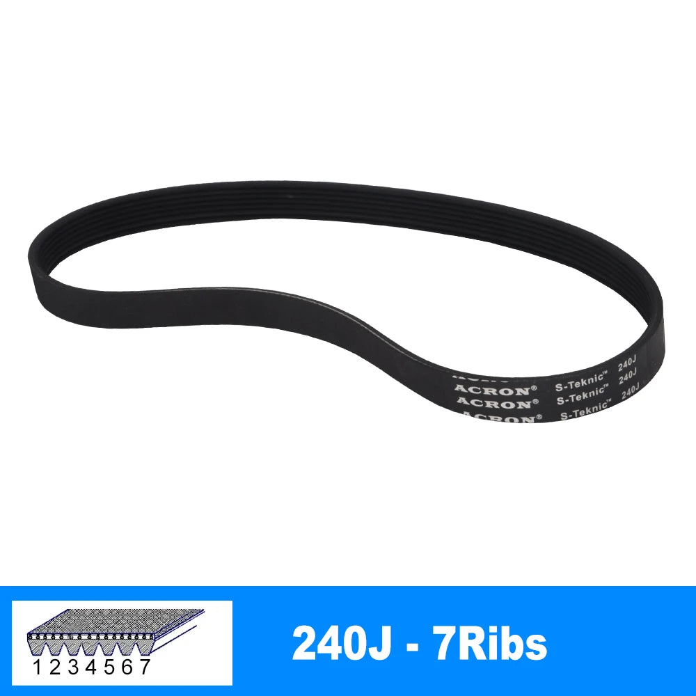 240J PJ610 V-Belt 3/4/5/6/7/8 Ribs For RC Model Motor Transmission Timing Belt lifestyle view