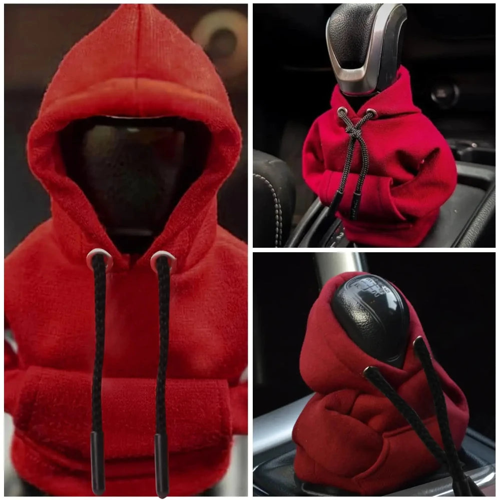 Car Gear Lever Cover Lever Small Hoodie Hoodie Creative Shift Lever Hoodie Gear Lever alternate view