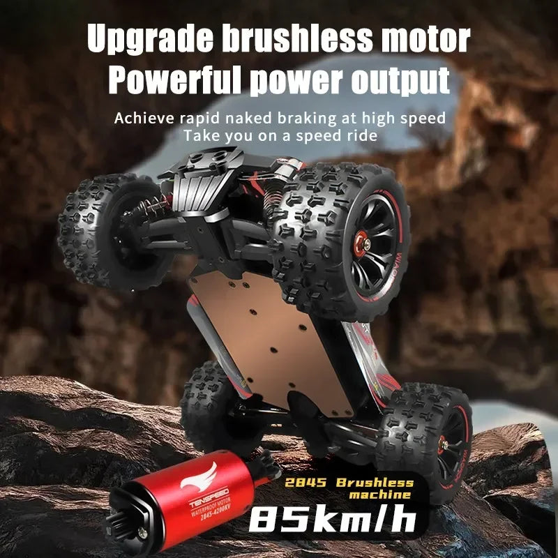 9522PRO 85KM/H High-speed RC Car Brushless Four-wheel Drive Off-road Drift 1:16 Profes close-up view