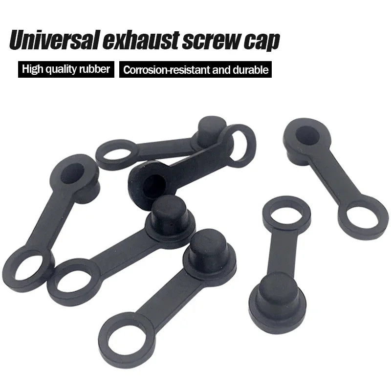 10Pcs 8mm Car Brake Pump Dust Cap Oil Drain Screw Cap Brake Caliper Bleed Nipple Blac lifestyle view