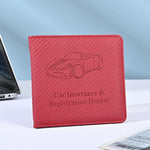 PU Car Registration and Insurance Card Holder additional angle