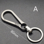 Titanium Buckles EDC Outdoor Tool Titanium Alloy Keychain Tiranium Buckle Key Ring Ca alternate view