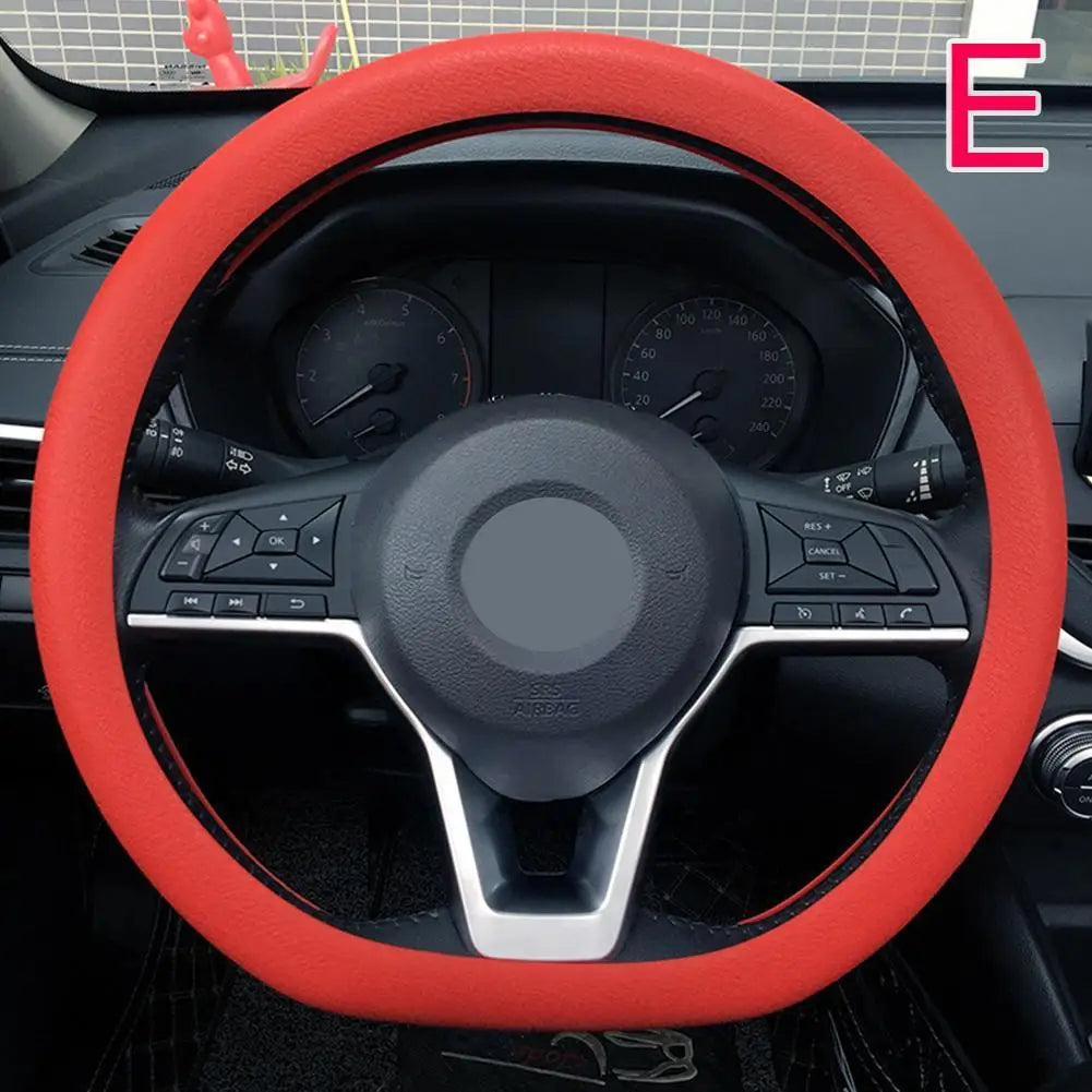Silicone Steering Wheel Cover Soft Non-Slip lifestyle view