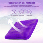 Ultra-Comfort Gel Seat Cushion Set with Breathable Honeycomb Design - Tailbone Reli additional angle