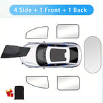 100 Blackout Car Sun Shield Shades | Magnetic UV Protection Window Curtains additional angle