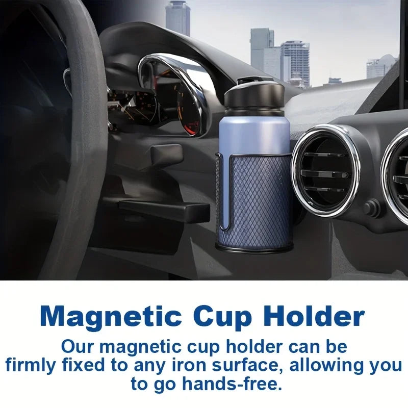 Magnetic Car Cup Holder | Heavy-Duty N38 Magnet for Secure Grip detail view