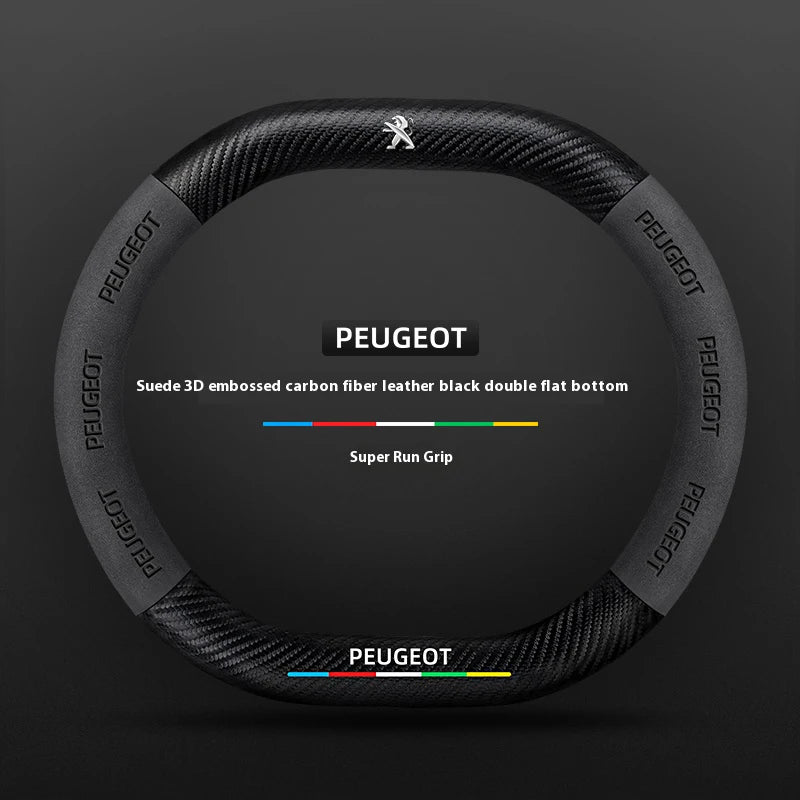 Car Steering Wheel Cover For Peugeot 106 107 108 206 207 208 301 307 308 406 407 408 508 detail view