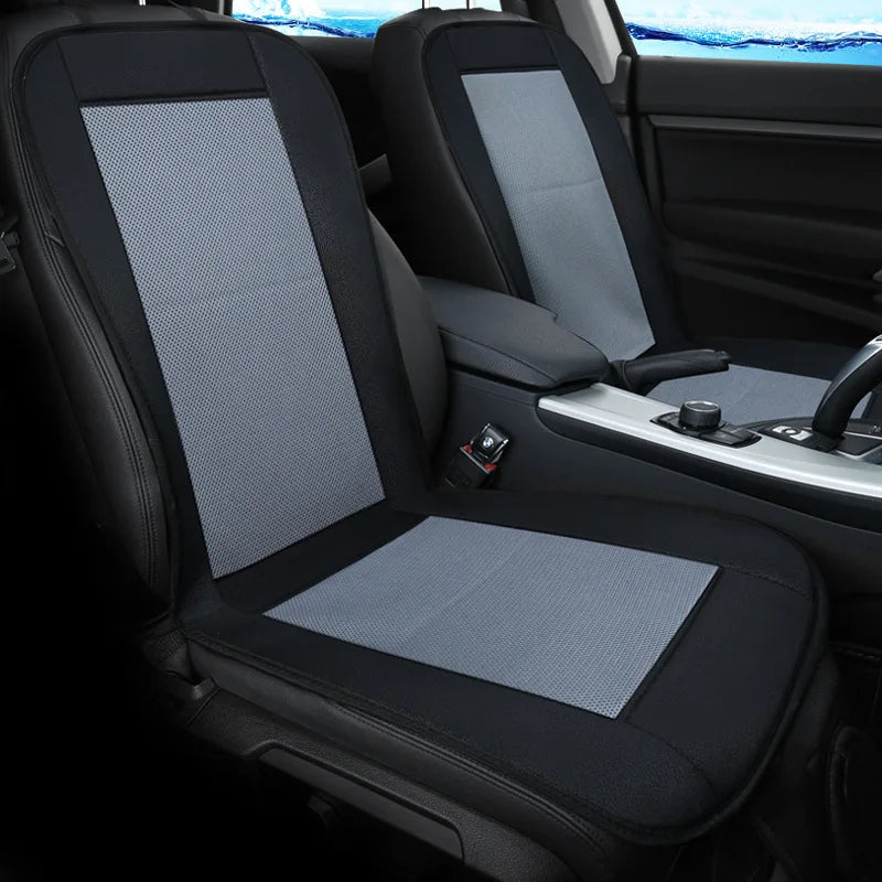 DC 12V 3D Spacer Car Summer Cool Air Seat Cushion With 8Fan Fast Blowing Ventilation Sea detail view