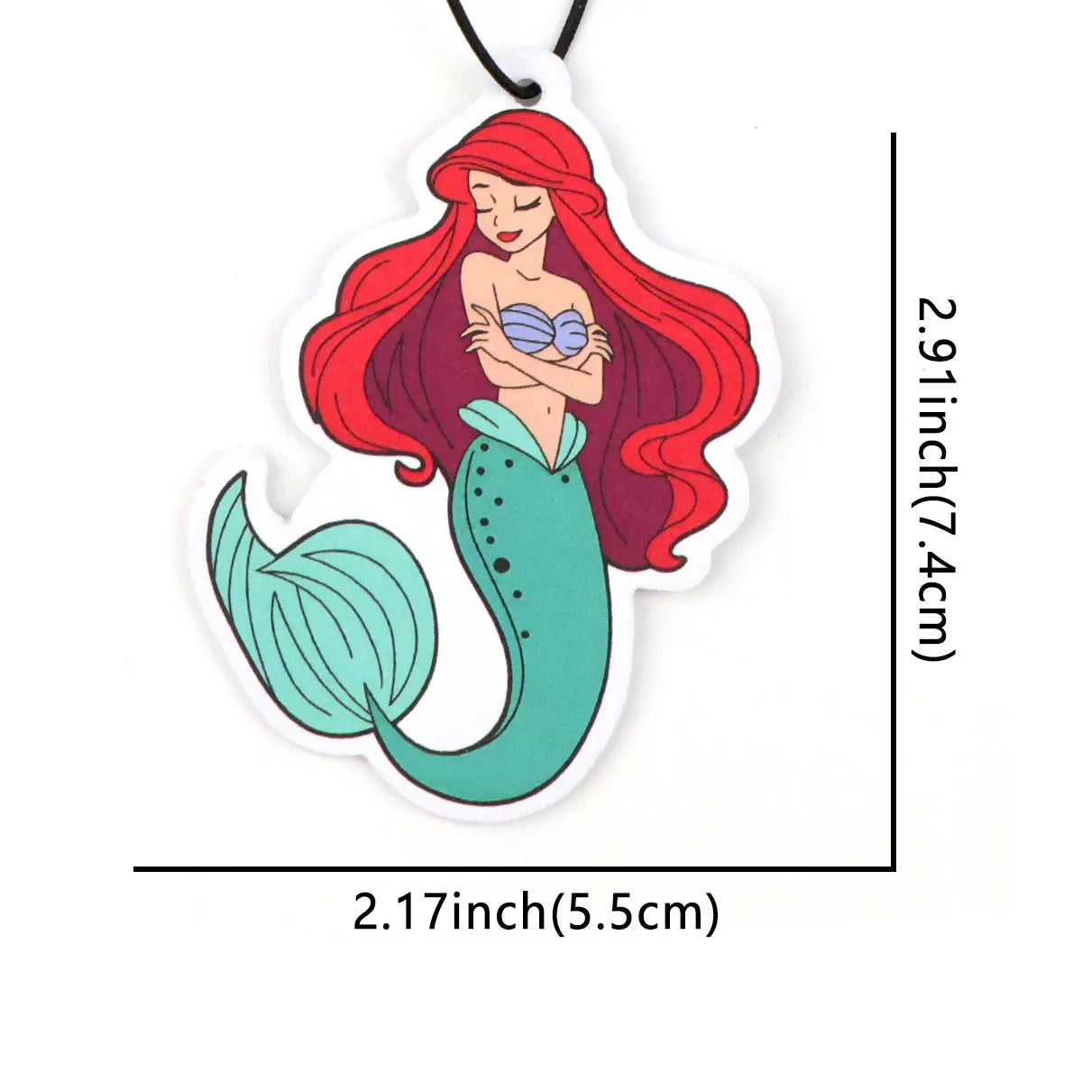 Fairy Tale Princess Solid Perfume Hanging Car Air Freshener | Lovely Paper Scented additional angle