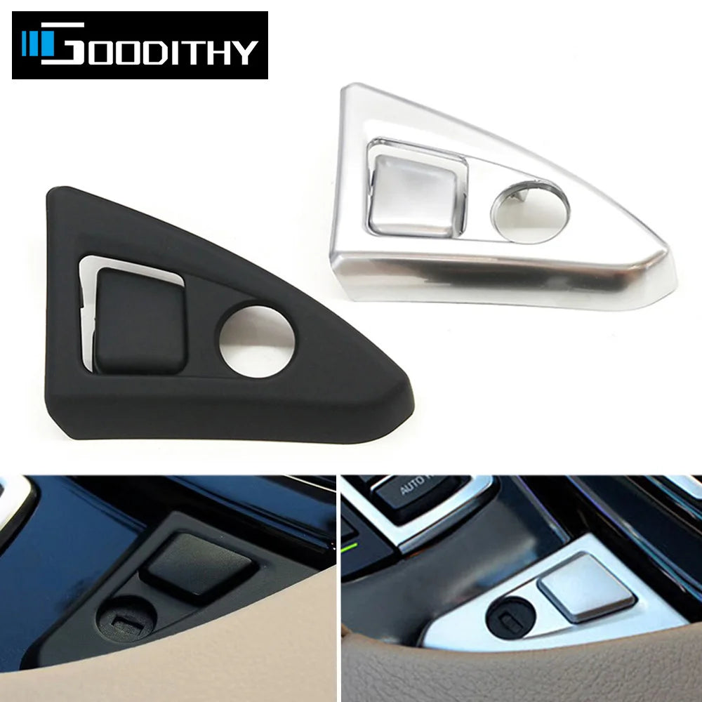 LHD RHD Black Silver Car Central Armrest Glove Box Switch Button For BMW 5 Series F10 F11 F18 520 52
