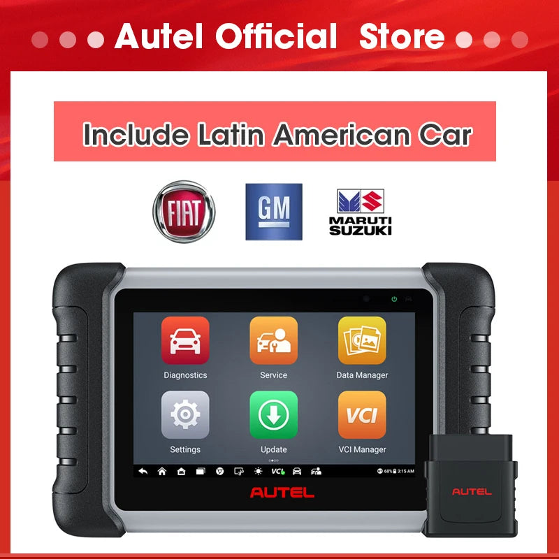 Autel MaxiCOM MK808KBT MK808K BT Bluetooth Car Diagnostic Tools Full Bidirectional OBD2 Scanner Auto Diagnosis PK MK808