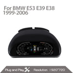For BMW X5 E53 E39 1999-2006 10.25" Digital Cluster | Carplay Map LCD Dashboard Virtu alternate view