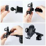 Universal Car Phone Holder Mount | 360 Degree Rotating Retractable Arm Stand additional angle