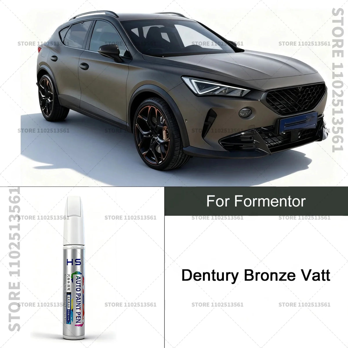 Car Paint Repair Pen For CUPRA Formentor Paint Scratch Repair Accessories Glacial Whi lifestyle view