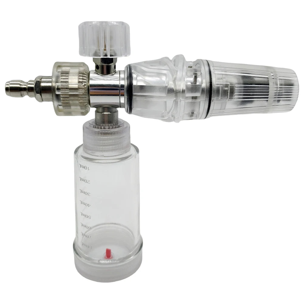 100ml Pressure Washer Foam Spray Pot | 1/4 Inch Quick-Connect Car Wash Foam Sprayer detail view