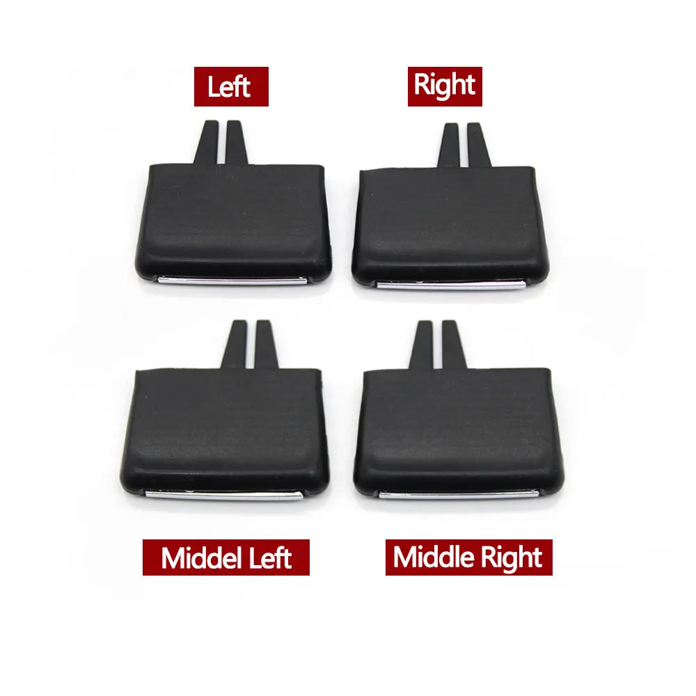 Car Front Air Conditioning AC Vent Grille Outlet Slider Tab Clip Repair For Skoda Octavia 2015-2021 5E0819701 5E0819702