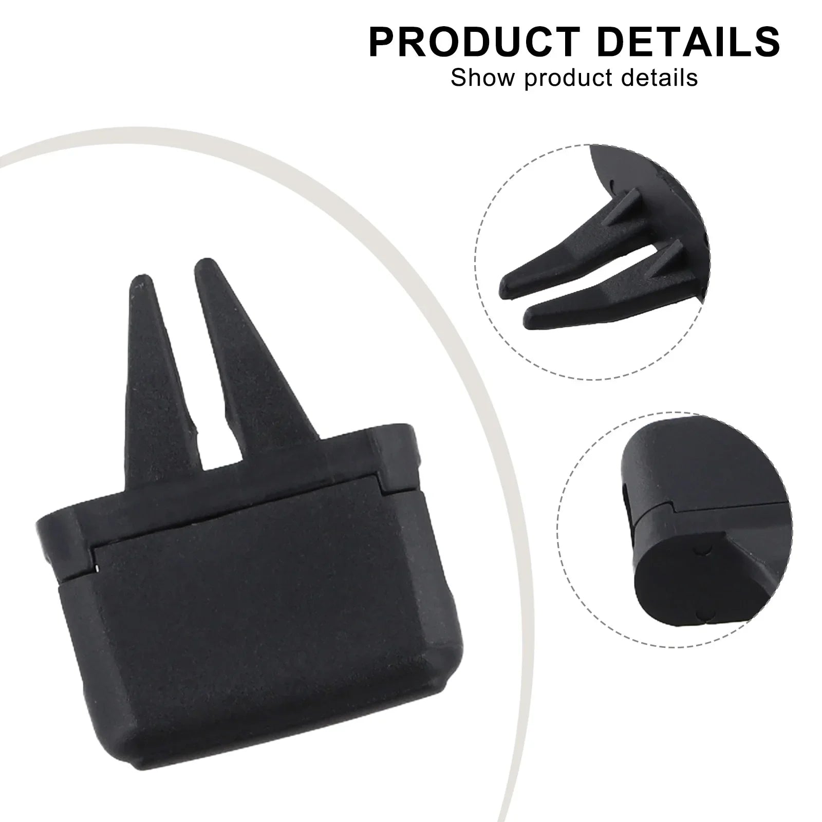 01pcs Air Conditioning Grille Sliding Adjust Clip 7E5819204 7E5819203 For Transporter T5 Front Dashboard A/C Vent Outlet Clips