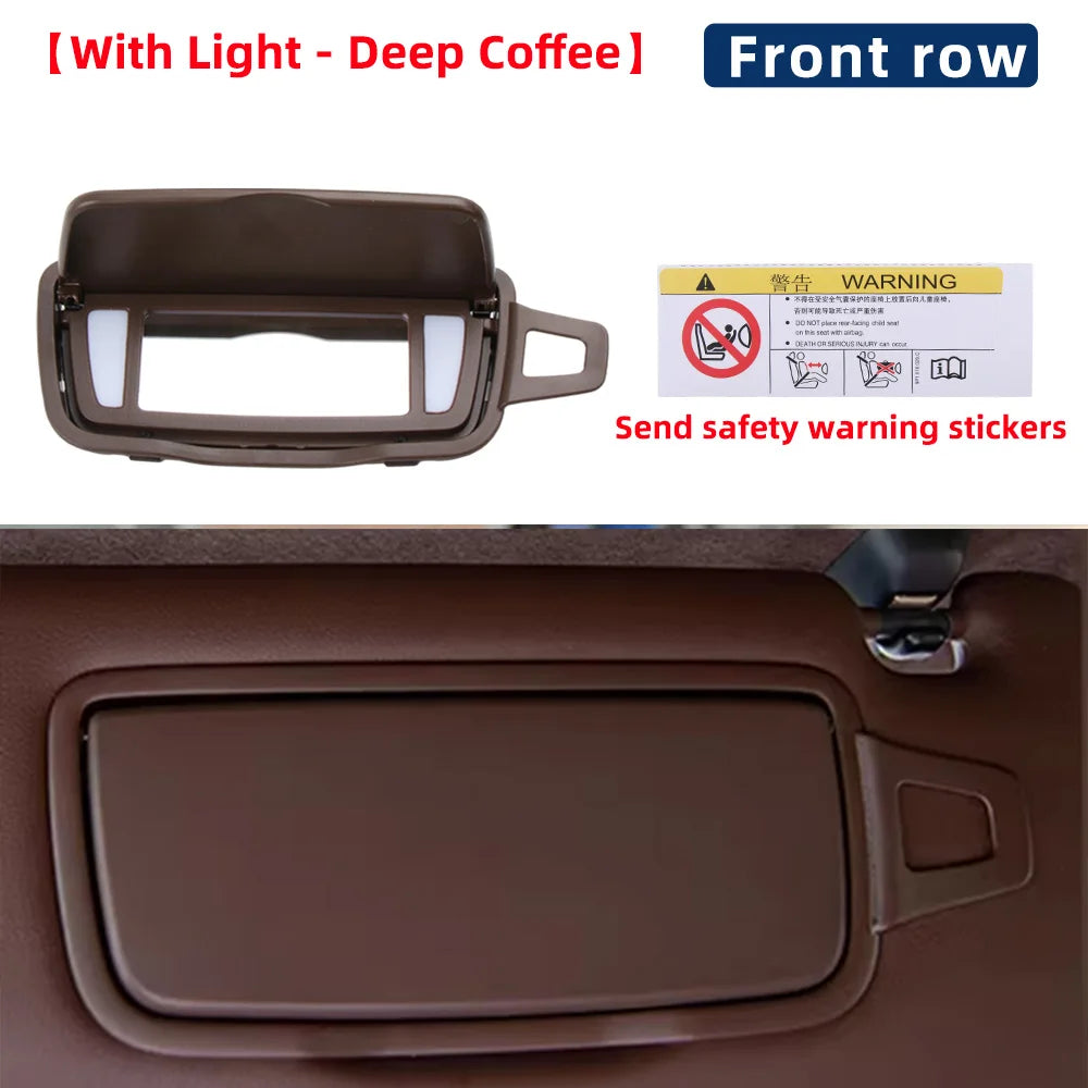 For Porsche Boxster Cayman 911 981 982 991 992 718 Car Left Right Sun Visor Vanity Mirror Cover or Assembly 98173103128