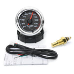 52mm Water Temp Gauge 40-140C | 7-Color Racing Gauge Kit with 1/8NPT Sensor lifestyle view